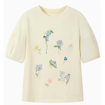 Flying Bird & New Sake Women’s Graphic Print T-Shirt | Summer 2025 Casual Lightweight Short Sleeve Top